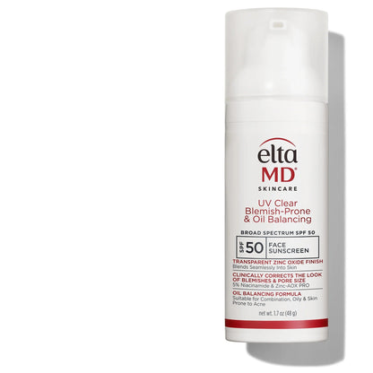 EltaMD UV Clear Blemish - Prone &amp; Oil Balancing SPF 50 - The Look and Co