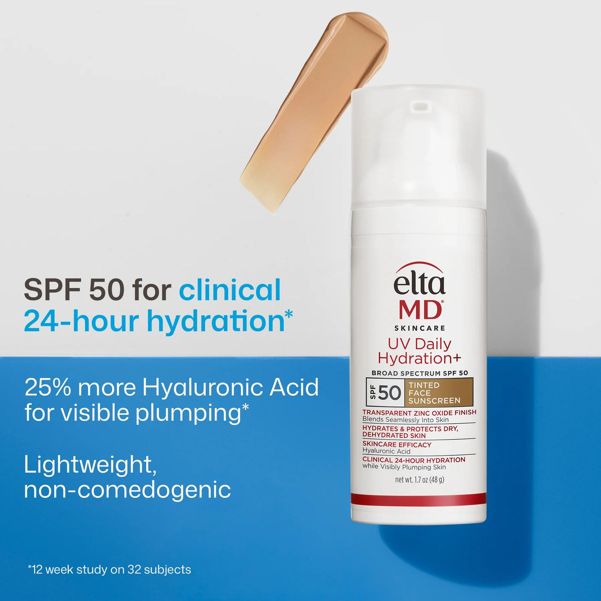 EltaMD UV Daily Hydration+ Tinted SPF 50 - The Look and Co