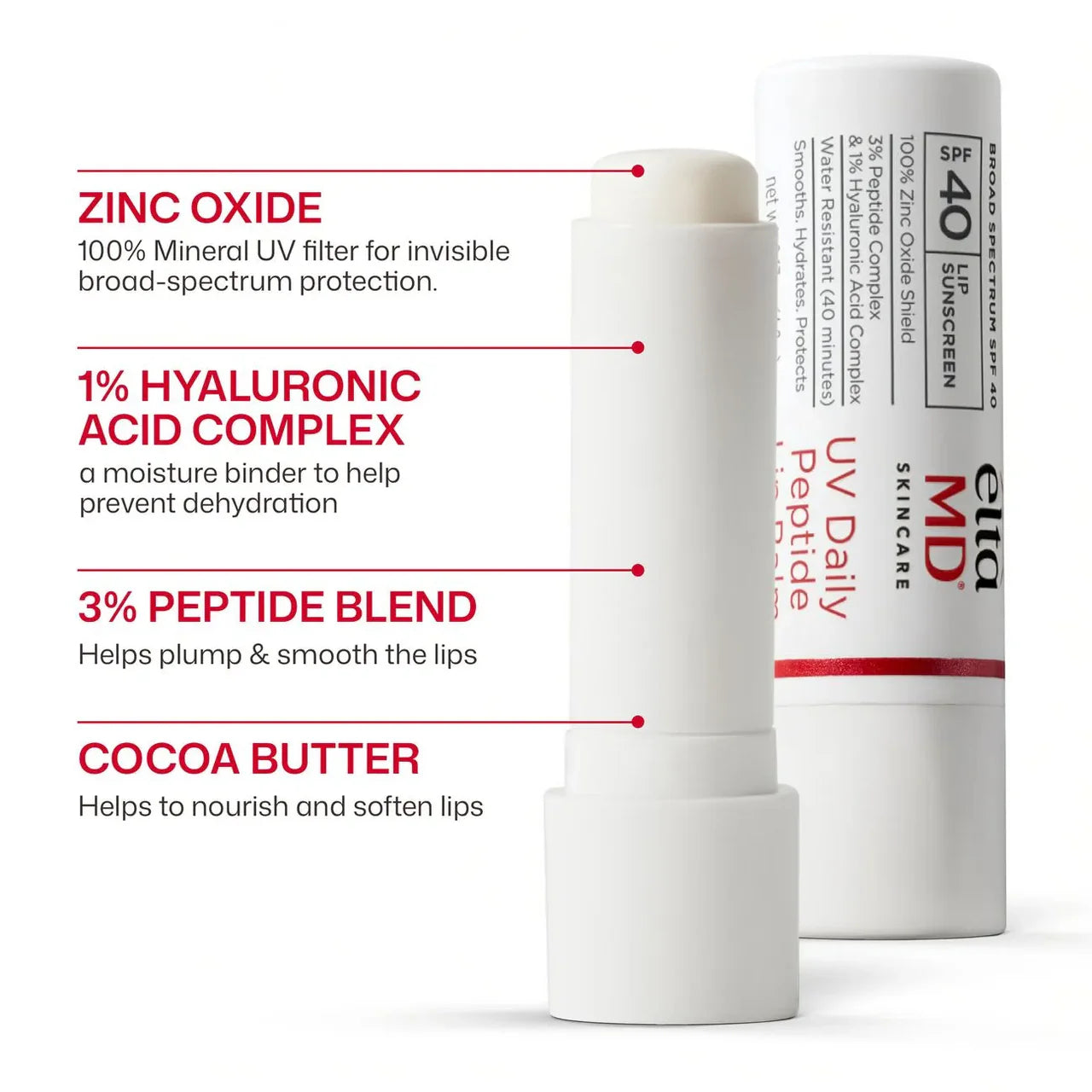 EltaMD UV Daily Peptide Lip Balm