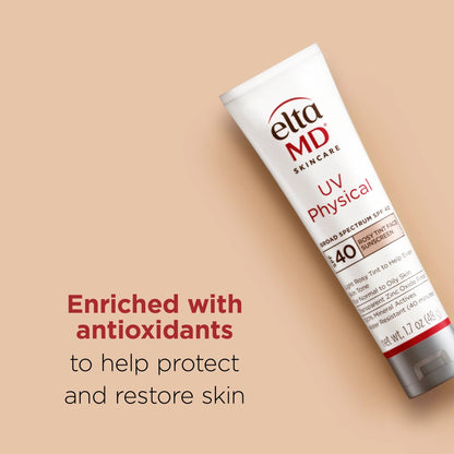 EltaMD UV Physical Broad - Spectrum SPF 40 – Rosy Tint - The Look and Co