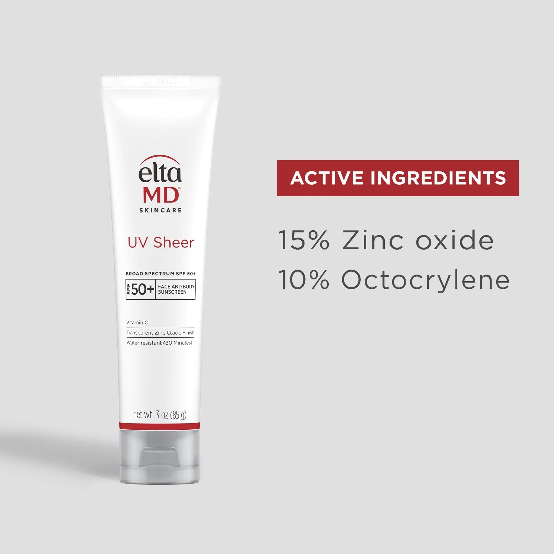 EltaMD UV Sheer Broad Spectrum SPF 50+ - The Look and Co