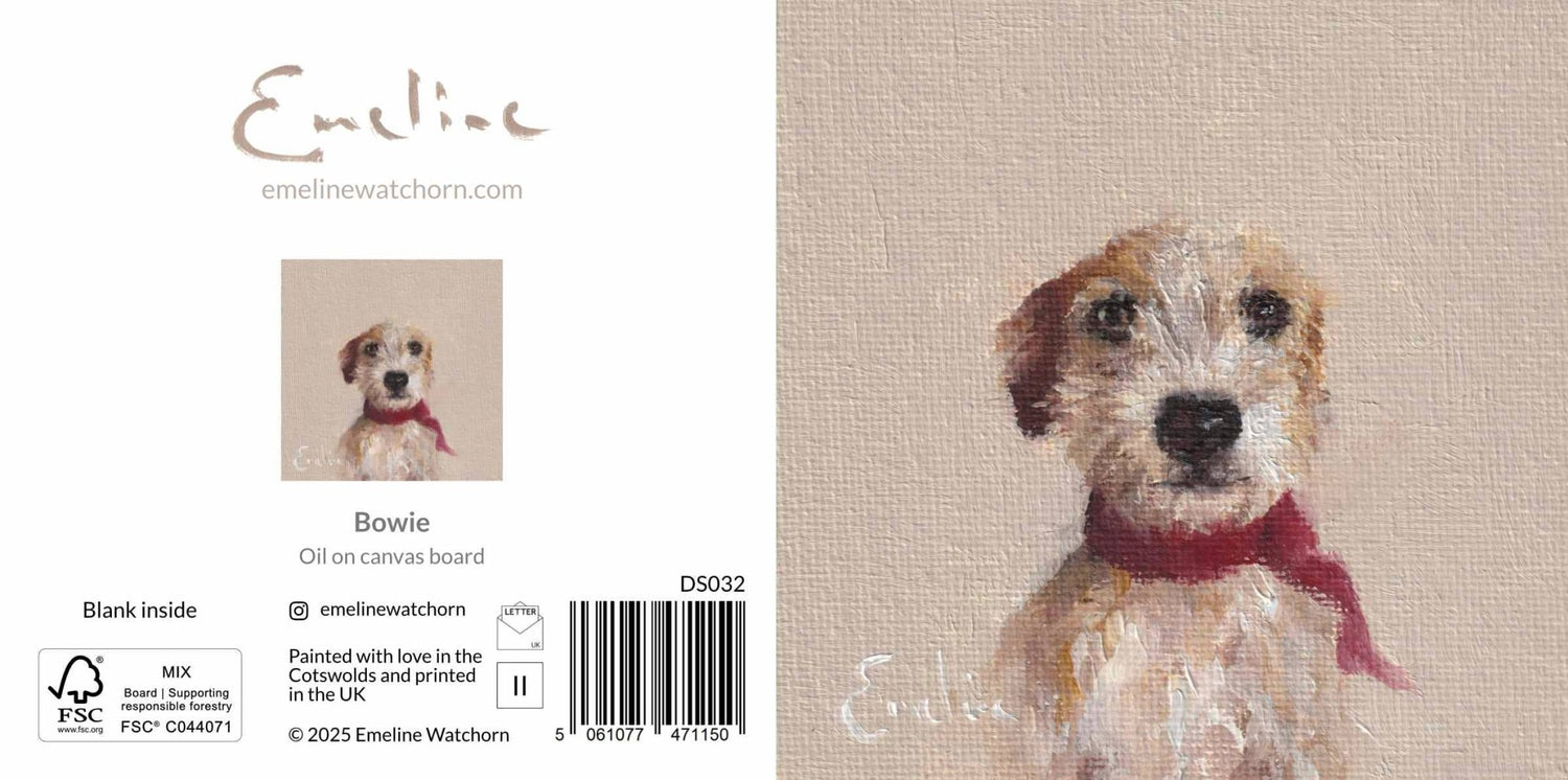 Emeline Watchorn - Greetings Card - DS032 Bowie 4x4 - The Look and Co
