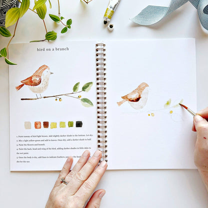 emily lex studio - Animals watercolor workbook - The Look and Co