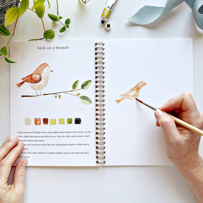 emily lex studio - Animals watercolor workbook - The Look and Co