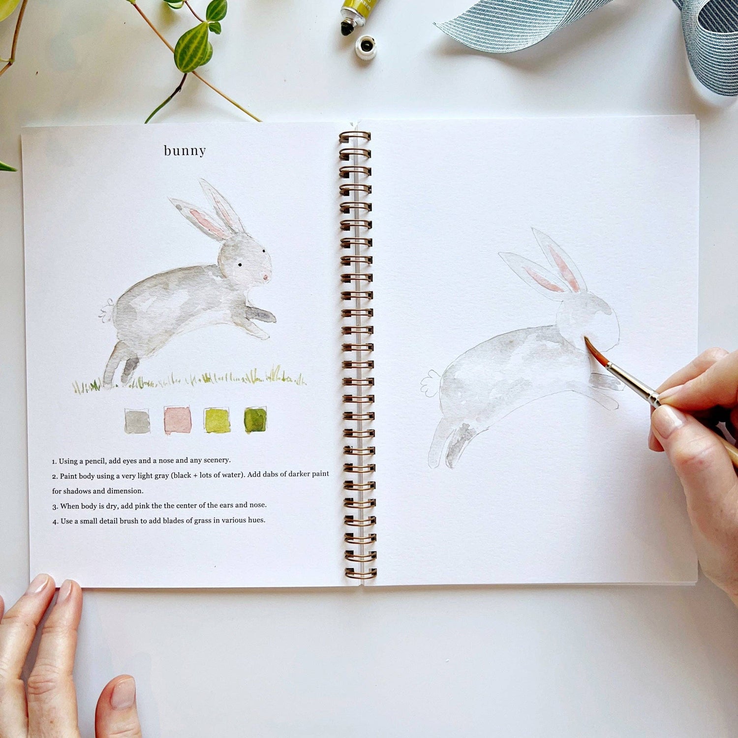 emily lex studio - Animals watercolor workbook - The Look and Co