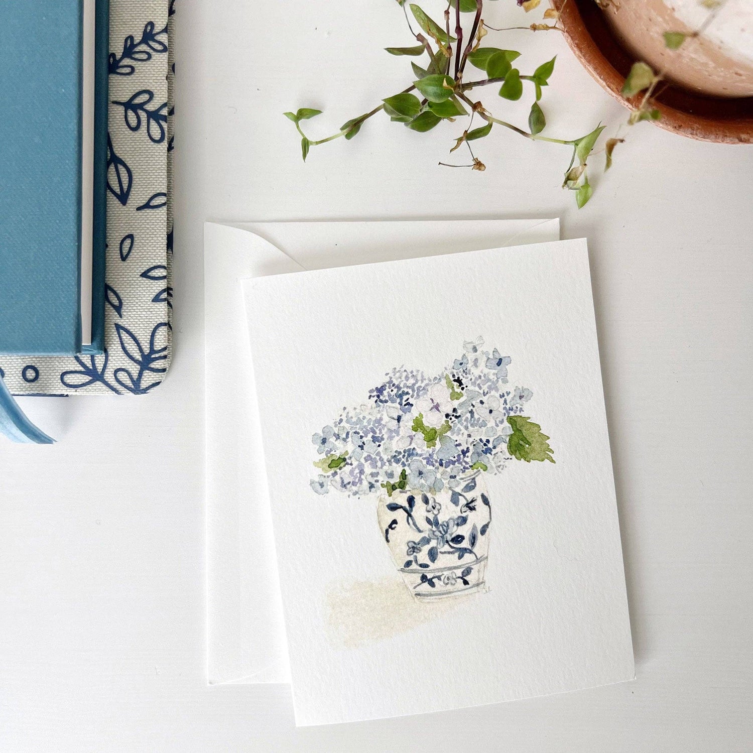 emily lex studio - Hydrangea bouquet notecards - The Look and Co