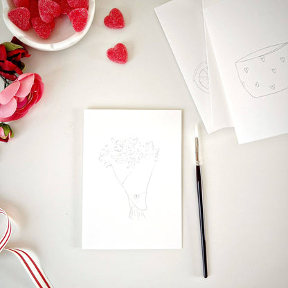 emily lex studio - Love sweet love paintable notecard - The Look and Co