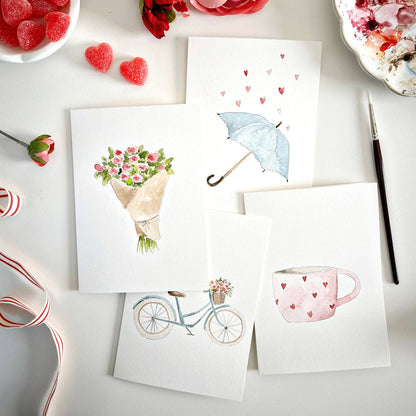 emily lex studio - Love sweet love paintable notecard - The Look and Co