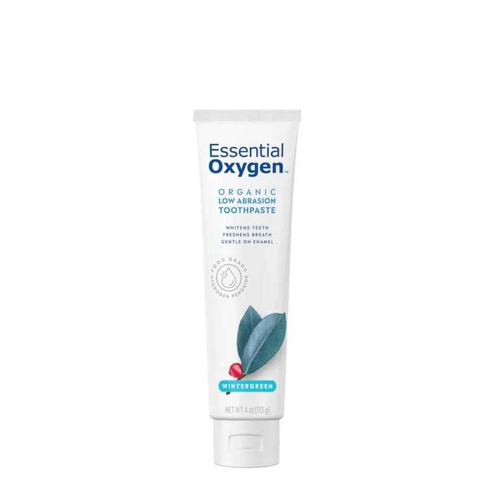 Essential Oxygen Organic Low Abrasion Toothpaste - The Look and Co