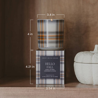 Sweet Water Decor - *NEW* Cozy Season 12 oz Boxed Soy Candle - Fall Decor &amp; Gift