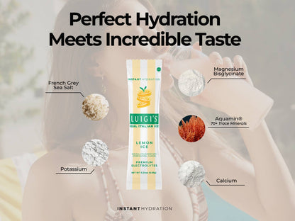 Instant Hydration - Premium Electrolyte Drink Mix: Luigi&