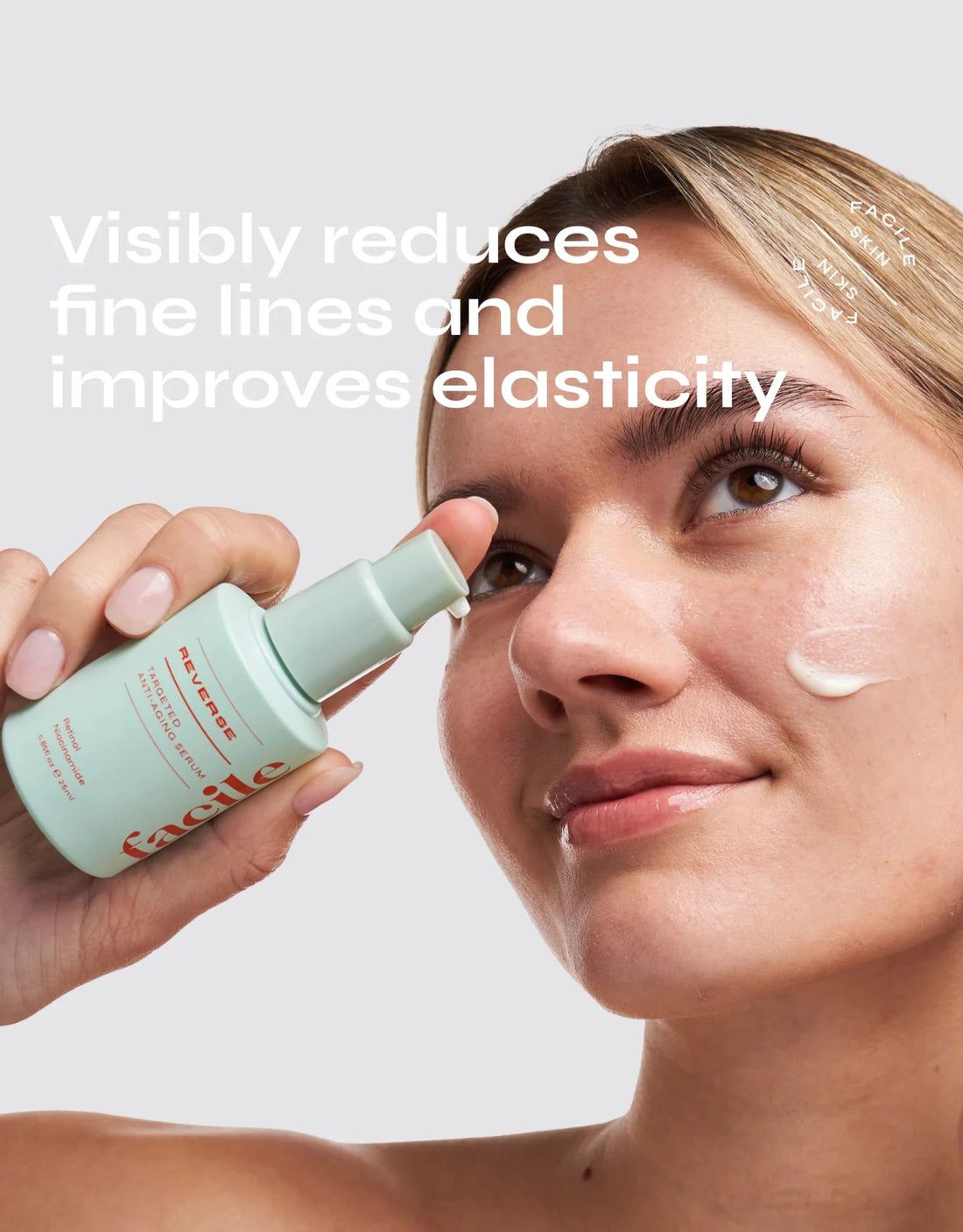 Facile Reverse 0.2% Retinol Firming Serum for Fine Lines &amp; Wrinkles - The Look and Co