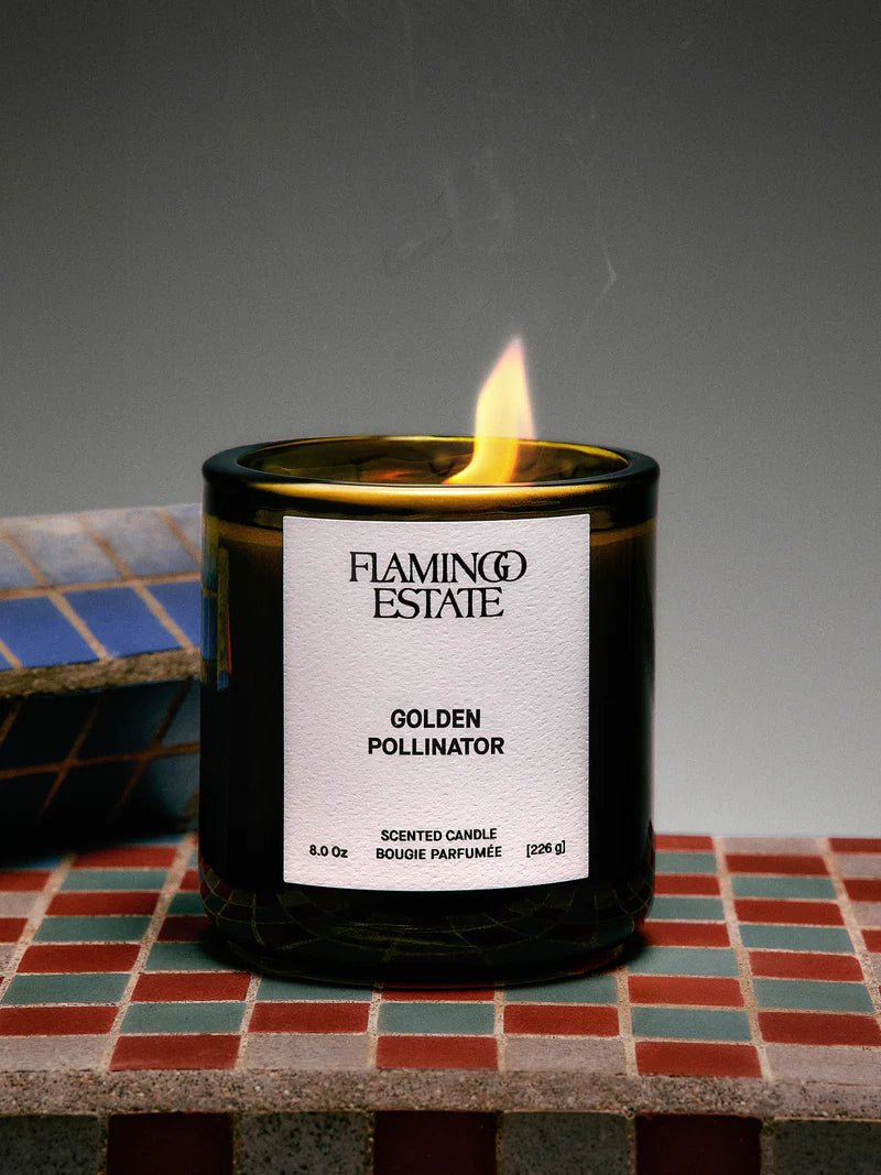 Flamingo Estate Golden Pollinator Candle - The Look and Co