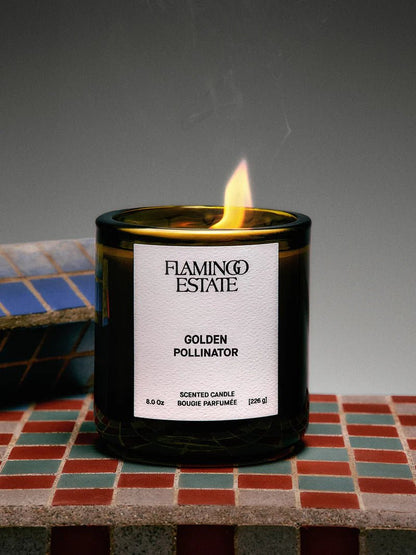 Flamingo Estate Golden Pollinator Candle - The Look and Co