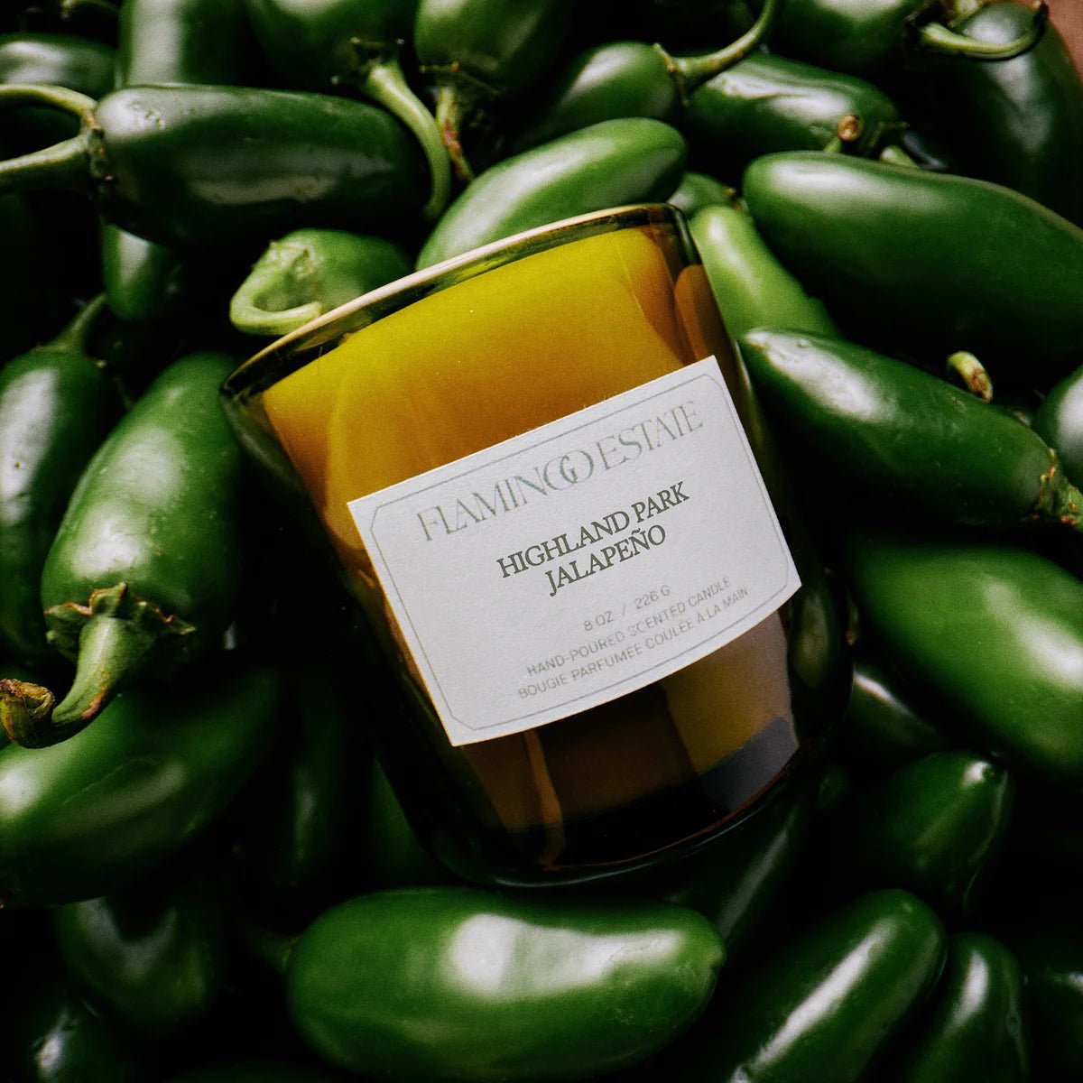 Flamingo Estate Highland Park Jalapeño Candle - The Look and Co