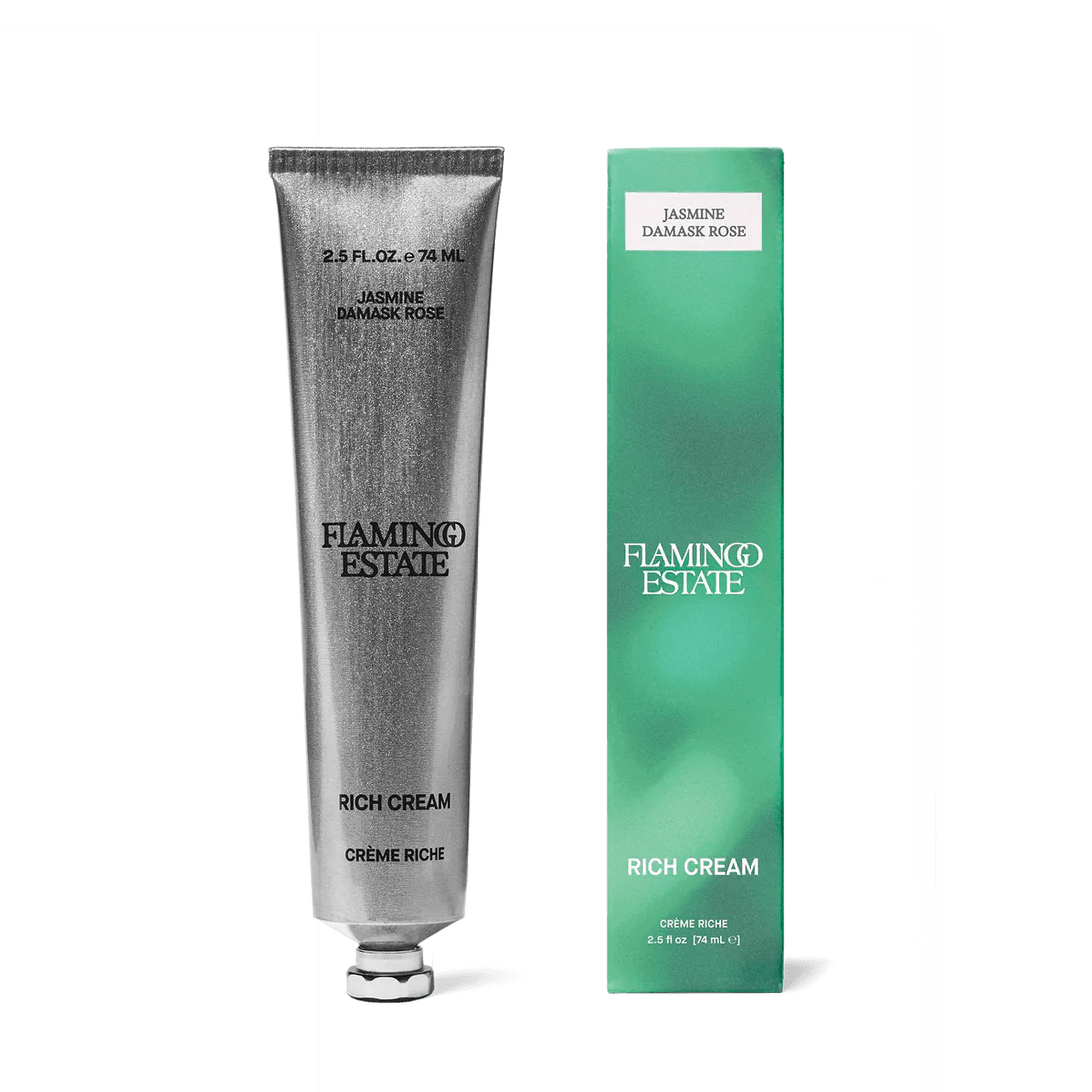 Flamingo Estate Organics Jasmine Damask Rose Rich Cream - The Look and Co