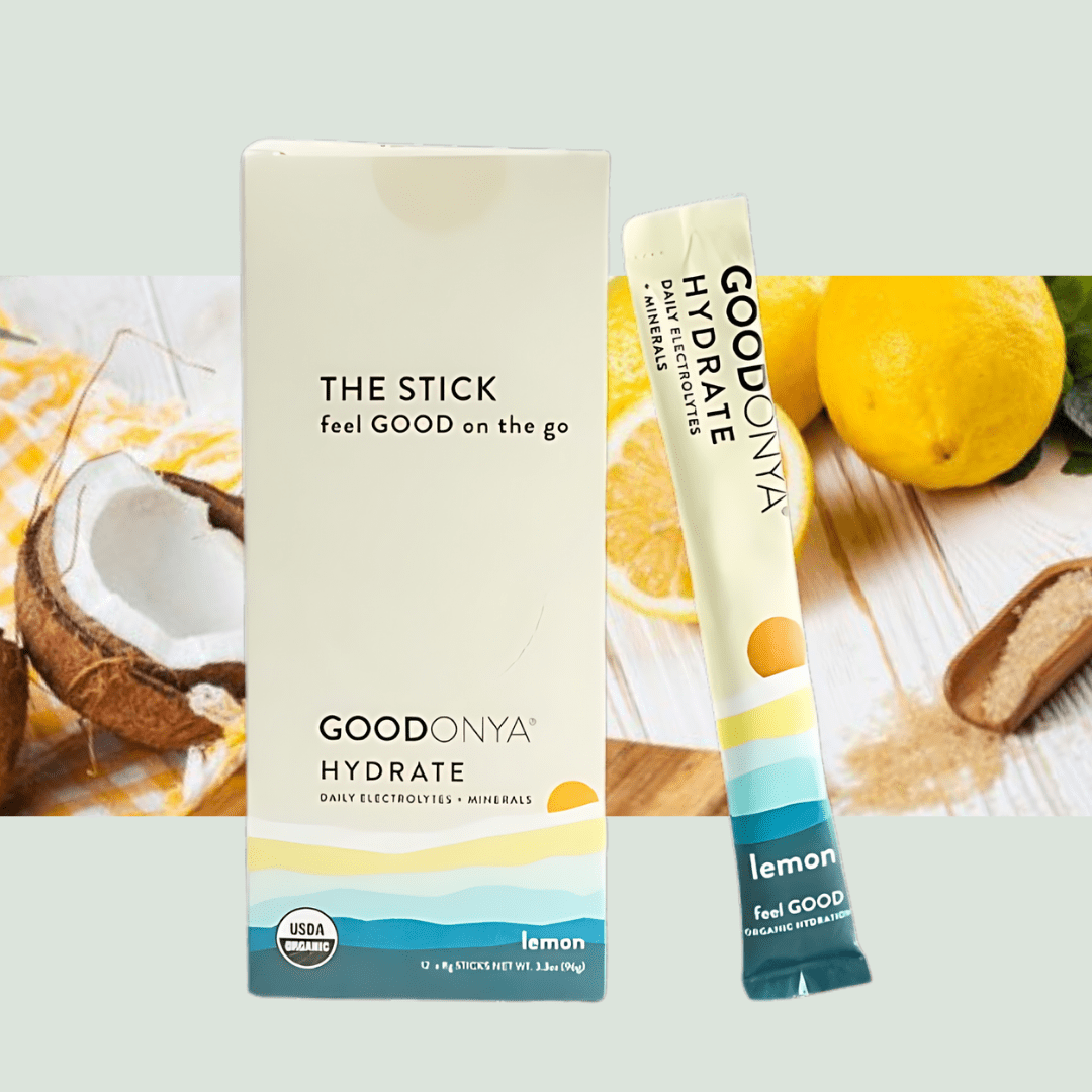 GOODONYA - Organic Hydration™ Stick Pack (12 Single - Serve Sticks) - The Look and Co