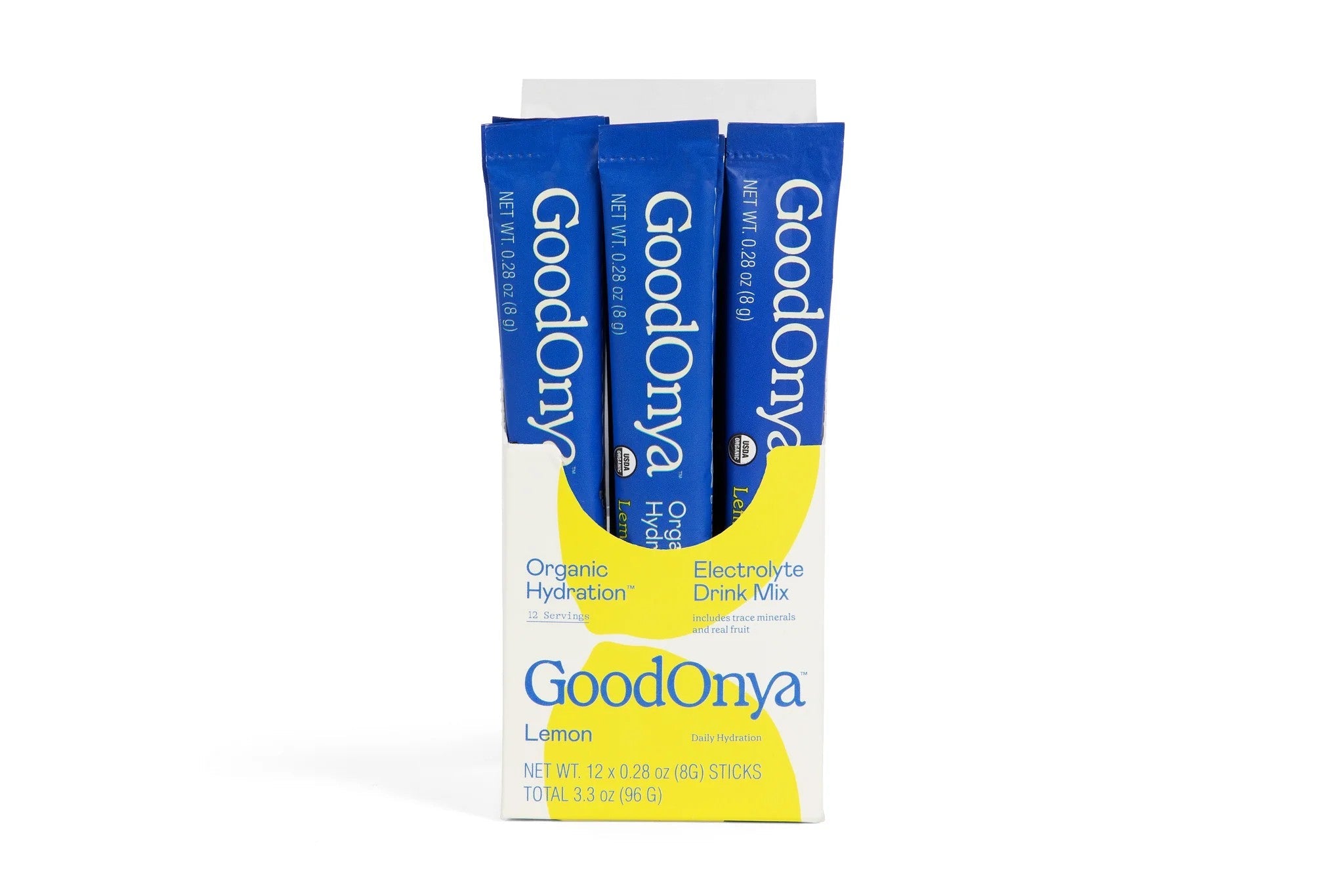 GOODONYA - Organic Hydration™ Stick Pack (12 Single - Serve Sticks) - The Look and Co