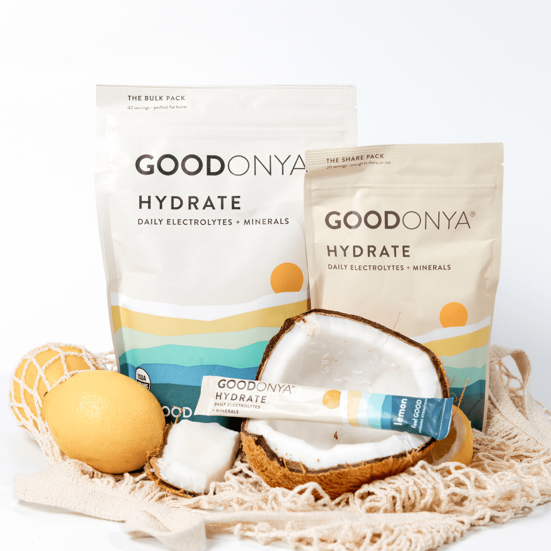 GOODONYA - Organic Hydration™ Stick Pack (12 Single - Serve Sticks) - The Look and Co