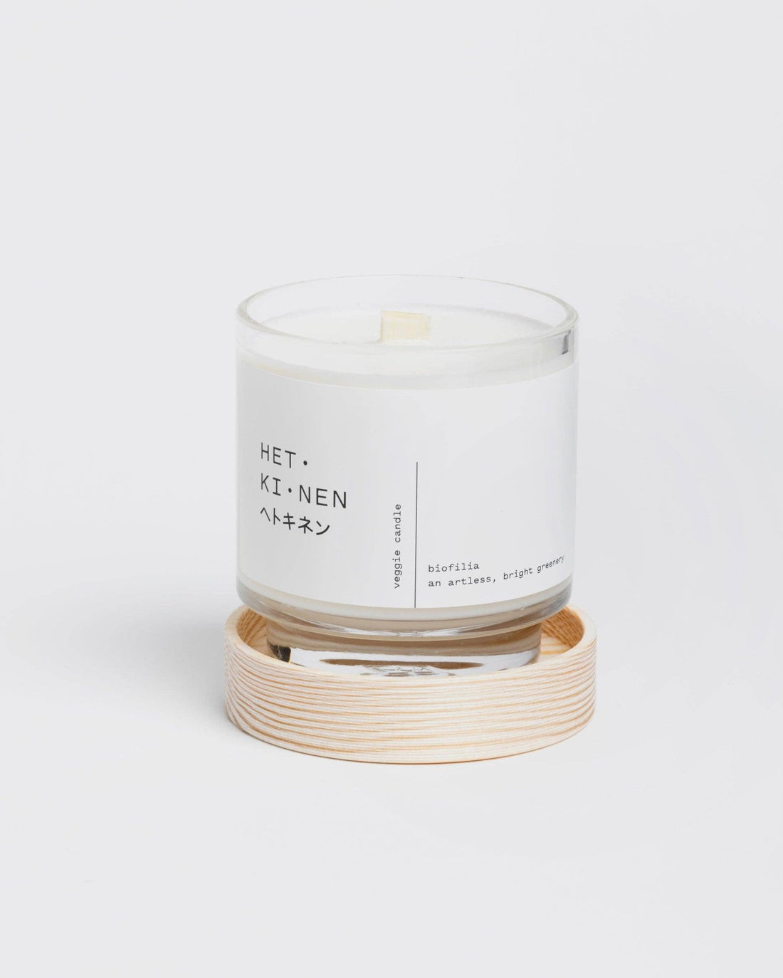 Hetkinen - Veggie candle biofilia round - The Look and Co