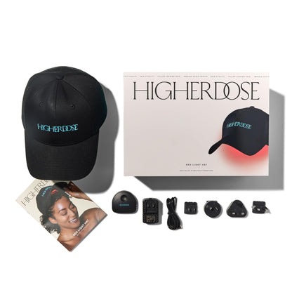 HigherDOSE Red Light Hat - The Look and Co