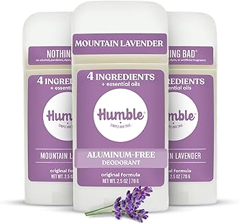 Humble Brand Aluminum Free Deodorant - Mountain Lavender - The Look and Co