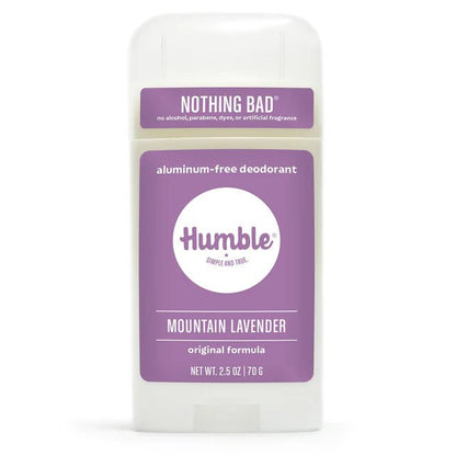 Humble Brand Aluminum Free Deodorant - Mountain Lavender - The Look and Co