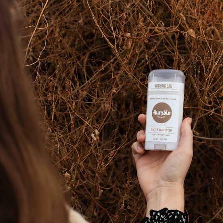 Humble Brand Aluminum Free Deodorant - Simply Unscented - The Look and Co