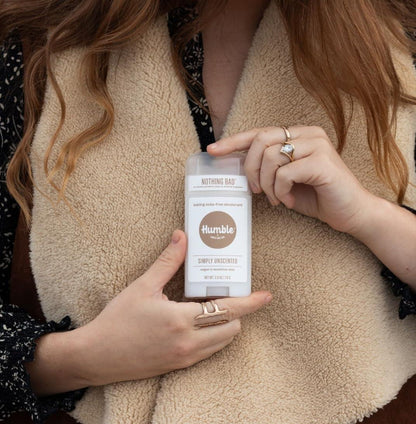 Humble Brand Aluminum Free Deodorant - Simply Unscented - The Look and Co