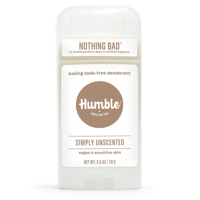 Humble Brand Aluminum Free Deodorant - Simply Unscented - The Look and Co
