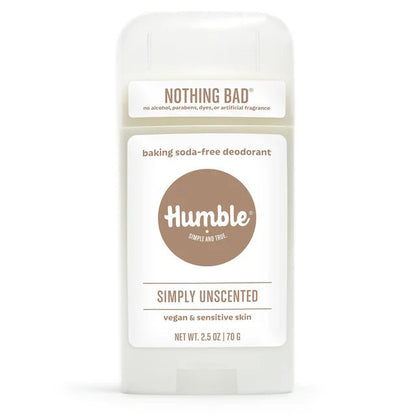 Humble Brand Aluminum Free Deodorant - Simply Unscented - The Look and Co