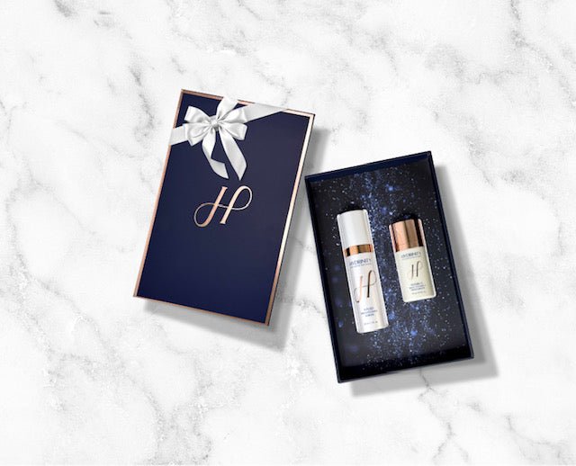 Hydrinity Holiday Gift Box – Vivid Brightening Serum + HYDR - C Daily Vitamin C Moisturizer - The Look and Co