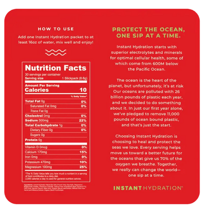 Instant Hydration - Premium Electrolyte Mix: Cherry Limeade - The Look and Co