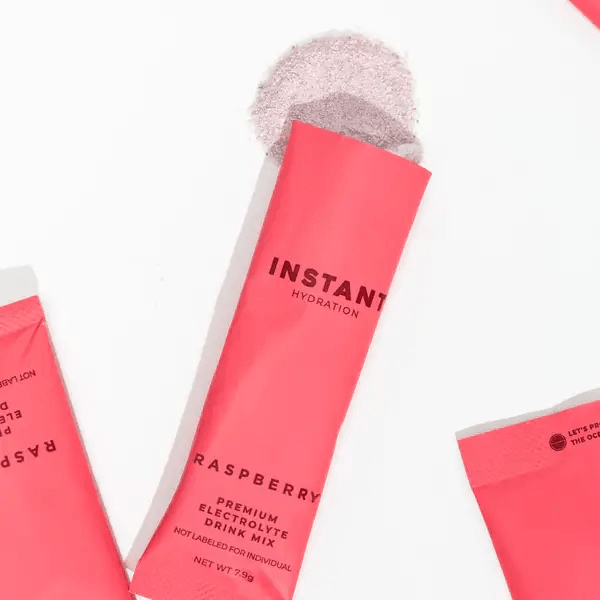 Instant Hydration - Premium Electrolyte Mix: Raspberry 10ct - The Look and Co
