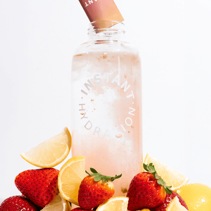 Instant Hydration - Premium Electrolyte Mix: Strawberry Lemon - The Look and Co