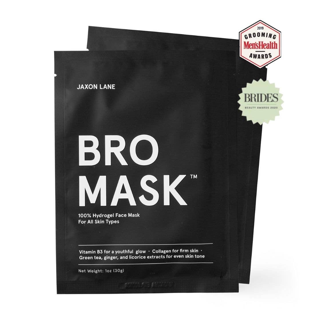 JAXON LANE - BRO MASK Hydrogel Face Mask Sheet Mask for Men (Single) - The Look and Co