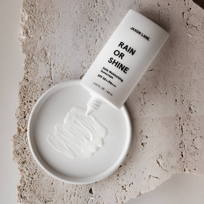 JAXON LANE - RAIN OR SHINE Daily Moisturizing Sunscreen SPF 50+ Unscented - The Look and Co