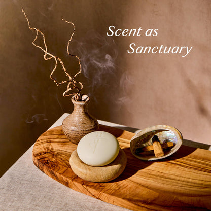 Kate McLeod - Amber &amp; Vanilla Body Stone | Deep Moisturizing Lotion Bar - The Look and Co