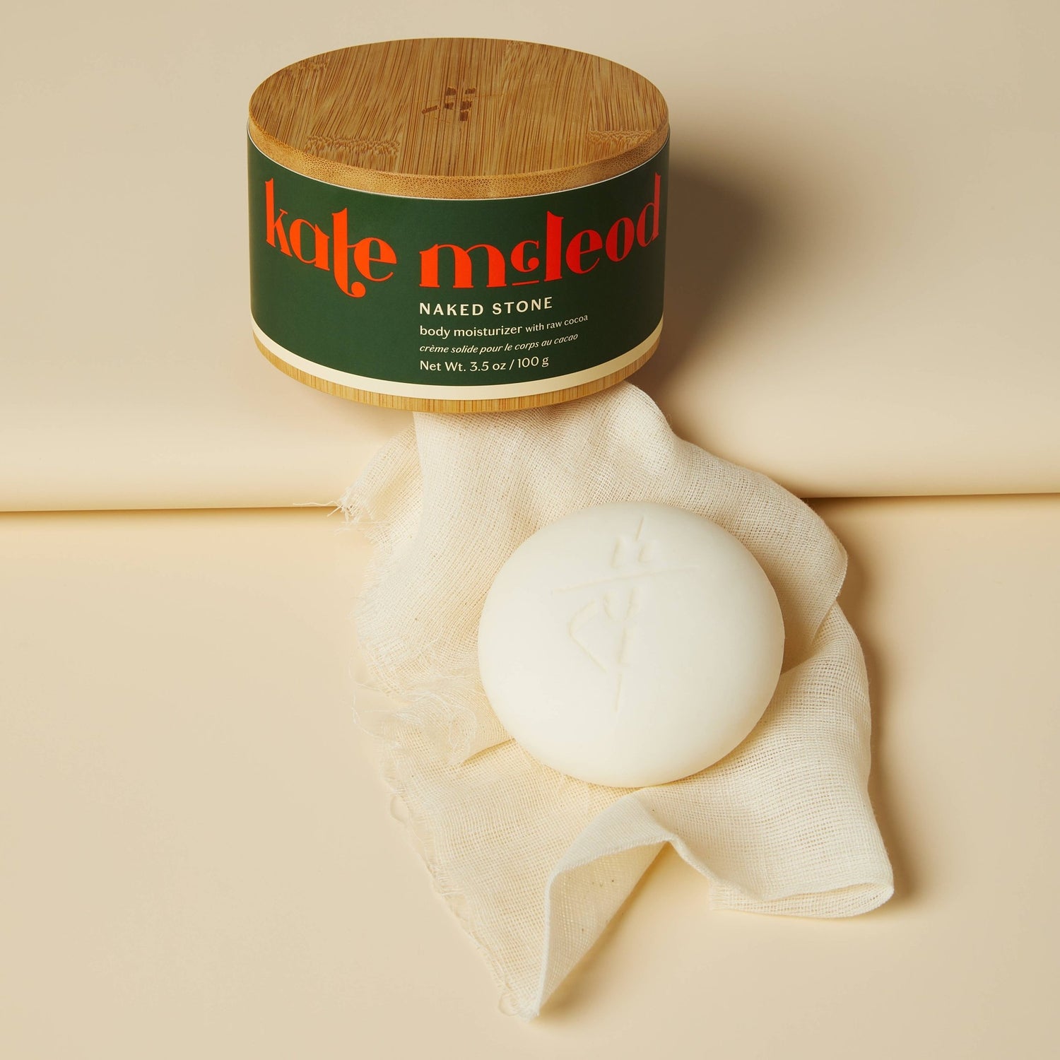 Kate McLeod - Naked Stone | Deep Moisturizing Lotion Bar - The Look and Co