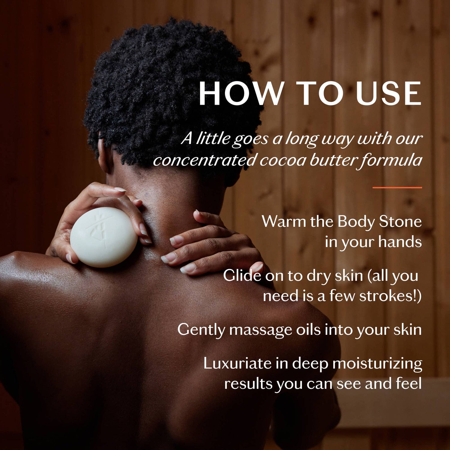 Kate McLeod - Naked Stone | Deep Moisturizing Lotion Bar - The Look and Co