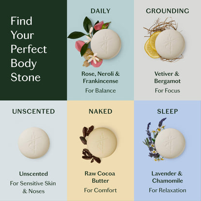 Kate McLeod - Sleep Stone | Deep Moisturizing Lotion Bar - The Look and Co
