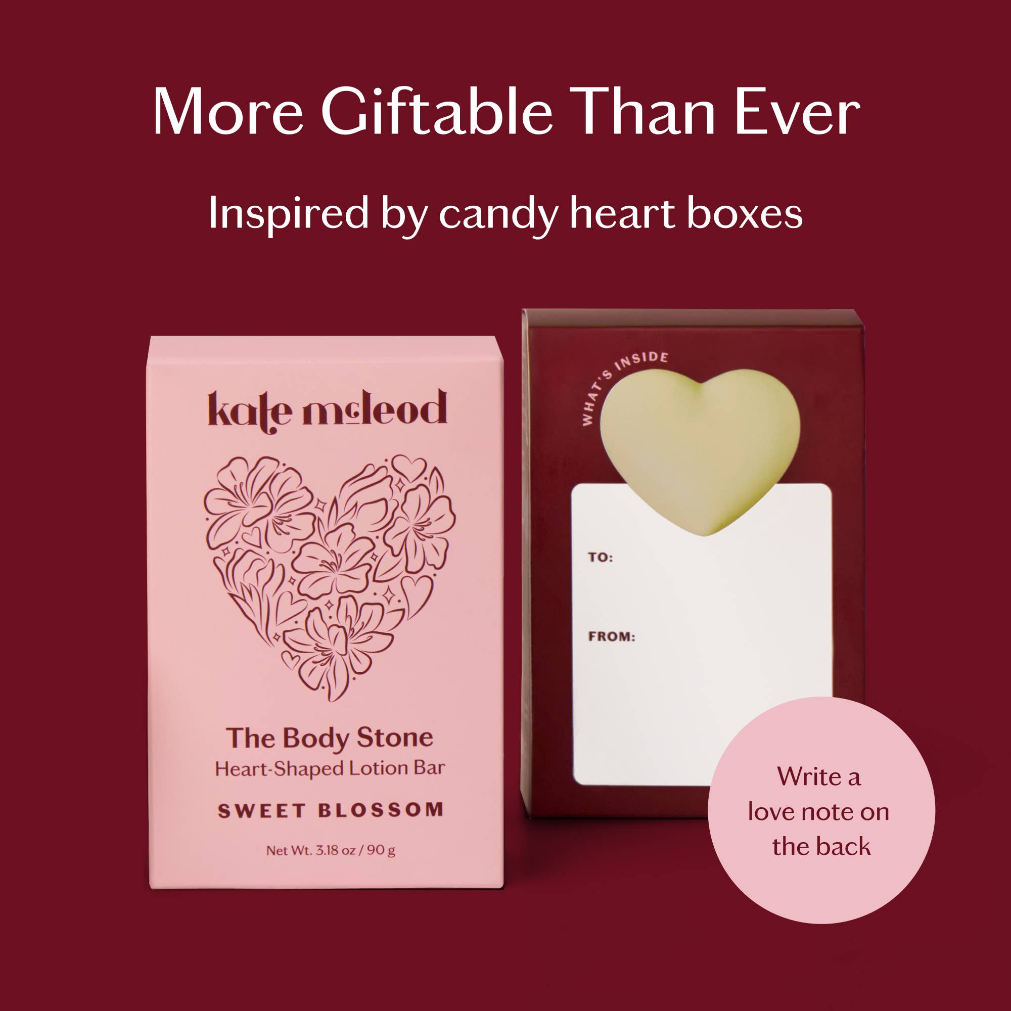Kate McLeod - Sweet Blossom | Deep Moisturizing Lotion Bar - The Look and Co