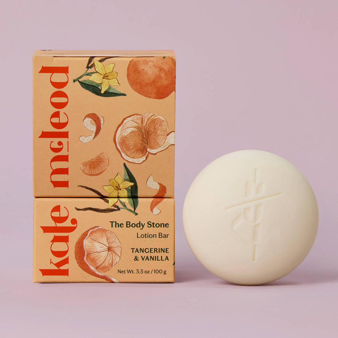 Kate McLeod - Tangerine &amp; Vanilla | Deep Moisturizing Lotion Bar - The Look and Co