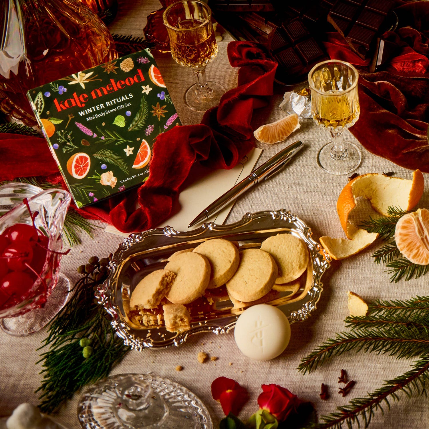 Kate McLeod - Winter Rituals Mini Body Stone Gift Set - The Look and Co