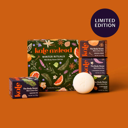Kate McLeod - Winter Rituals Mini Body Stone Gift Set - The Look and Co