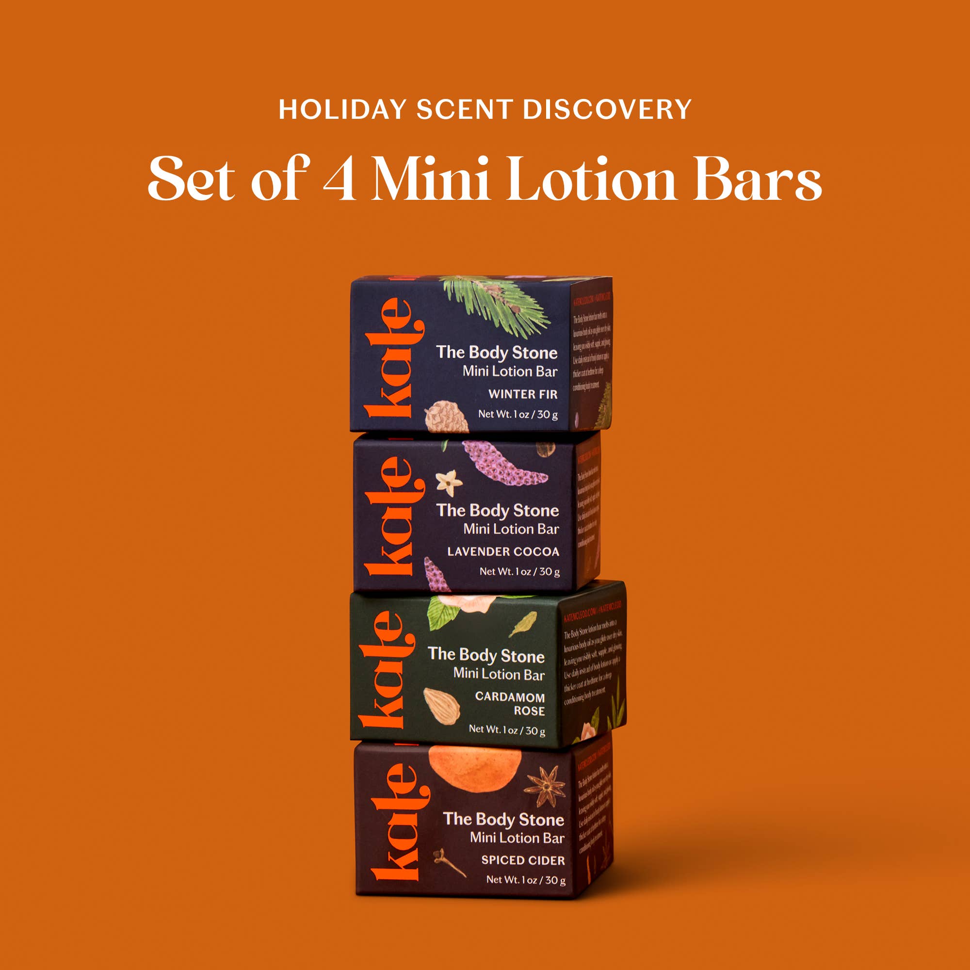 Kate McLeod - Winter Rituals Mini Body Stone Gift Set - The Look and Co