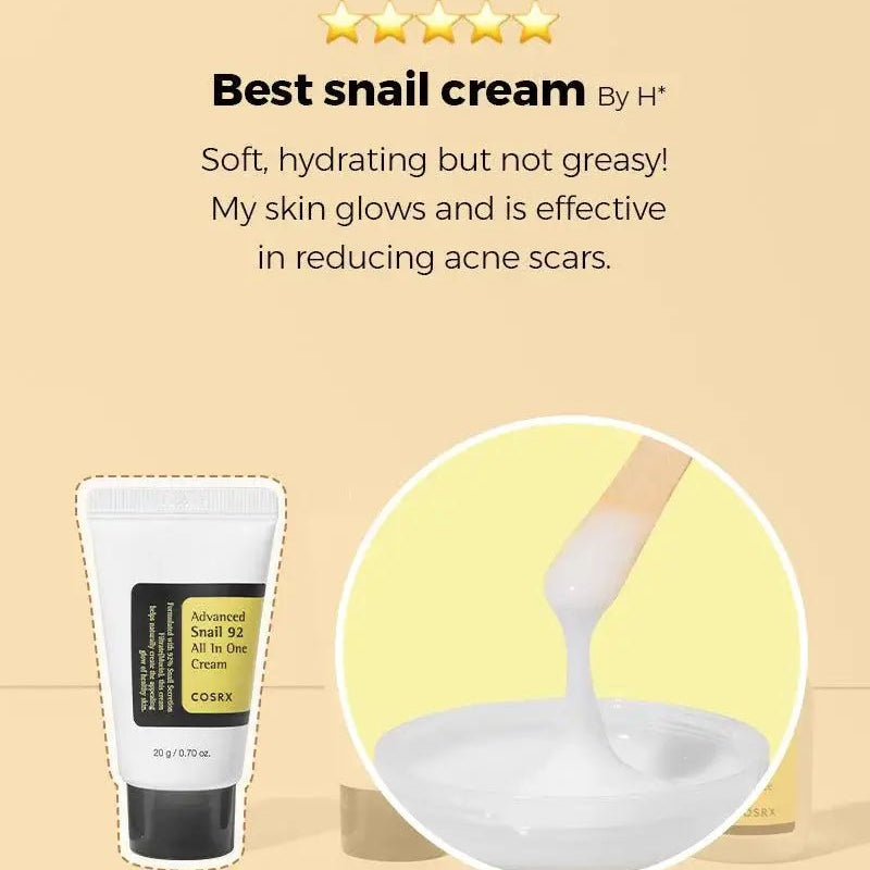 Kbeauty Skincare - [COSRX] ALL BOUT SNAIL KIT 4 PCS - The Look and Co