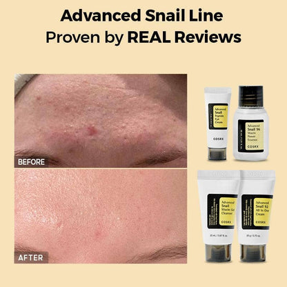 Kbeauty Skincare - [COSRX] ALL BOUT SNAIL KIT 4 PCS - The Look and Co