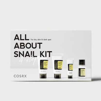 Kbeauty Skincare - [COSRX] ALL BOUT SNAIL KIT 4 PCS - The Look and Co