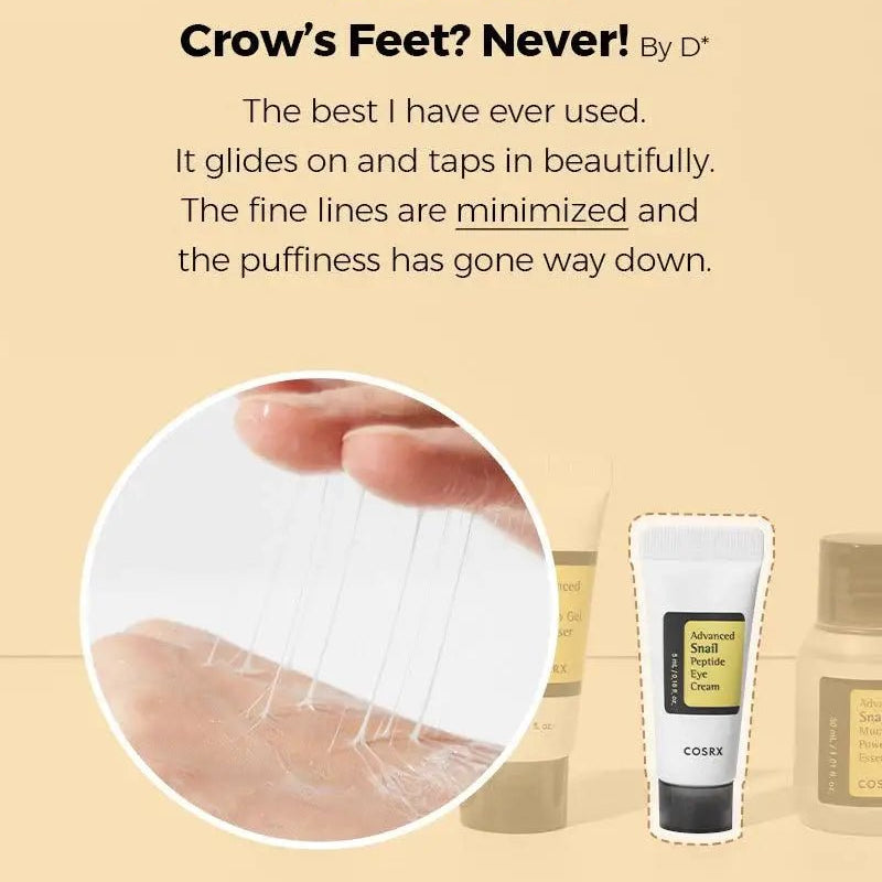 Kbeauty Skincare - [COSRX] ALL BOUT SNAIL KIT 4 PCS - The Look and Co